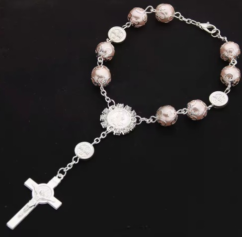One Decade Car Rosary - Pink